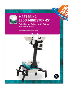英文原版 Mastering LEGO MINDSTORMS 掌握乐高思维风暴 用Python和Word积木建造更好的机器人 Barbara Bratzel 进口英语原版书籍