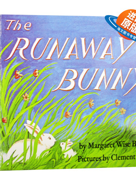 英文原版绘本 The Runaway Bunny 逃家小兔 美国进口 进口儿童启蒙图画纸板书 吴敏兰廖彩杏书单 百本好书推荐 晚安月亮同作者