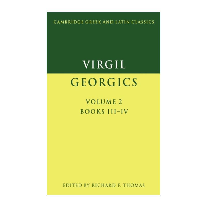 英文原版 Virgil Georgics Virgil Georgics维吉尔农事诗卷二剑桥希腊拉丁语经典系列原文加学者注释英文版进口英语原版书籍