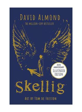 英文原版 Skellig 当天使坠落人间 25周年版 卡内基文学奖 普林兹银奖 David Almond 英文版 进口英语原版书籍