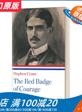 英文原版小说The Red Badge of Courage 红色英勇勋章 铁骑雄师电影原著 美国文库经典 Library of America 进口英语原版书籍