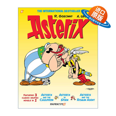 英文原版 Asterix Omnibus #5 高卢英雄历险记 13-15 合订本 卷五 英文版 进口英语原版书籍