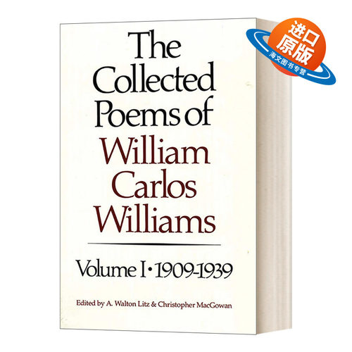 英文原版 The Collected Poems of William Carlos Williams Vol. 1 威廉·卡洛斯·威廉姆斯诗集 卷一 英文版 进口英语原版书籍