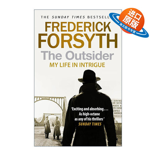 英文原版 The Outsider 局外人 弗雷德里克·福赛思回忆录 畅销惊悚小说家 英文版 进口英语原版书籍