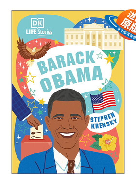 英文原版 DK Life Stories Barack Obama DK人物故事 奥巴马 人物传记 英文版 进口英语原版书籍