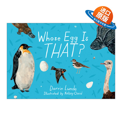 英文原版 Whose Egg Is That 那是谁的蛋 儿童精装科普百科绘本 当我们看星星时 我们看见了什么 作者Kelsey Oseid 英文版 进口书