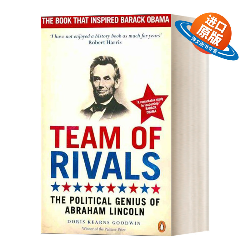英文原版 Team of Rivals 林肯与劲敌幕僚 林肯传记 英文版 进口英语原版书籍