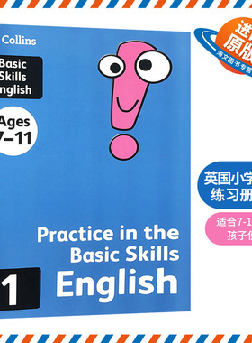 柯林斯英国小学基础练习册3本 英文原版书 Collins Practice in the Basic Skills English Book 3-6年级 英文版正版进口书籍