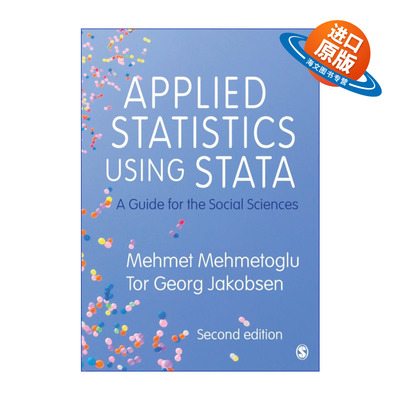 英文原版 Applied Statistics Using Stata   Stata统计分析 社会科学应用指南 英文版 进口英语原版书籍