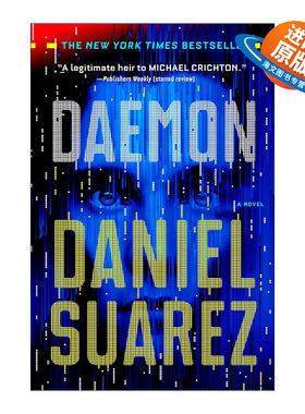 英文原版 Daemon 守护程序1 网络杀神 惊悚科幻小说 Daniel Suarez 英文版 进口英语原版书籍
