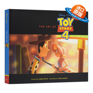精装 Toy 英文原版 玩具总动员4 进口英语原版 Art 英文版 The 书籍 电影艺术画册设定集 Story