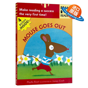 英文原版 Mouse Goes Out: Brand New Readers 老鼠出来啦 4-8岁儿童绘本 Phyllis Root 英文版 进口英语原版书籍