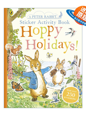 英文原版 Peter Rabbit Hoppy Holidays Sticker Activity Book 彼得兔的故事 夏日假期 贴纸活动书 英文版 进口英语原版书籍