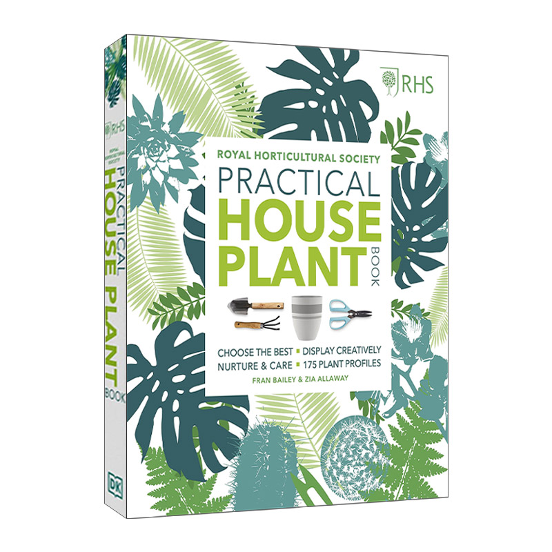 英文原版 Practical House Plant Book RHS实