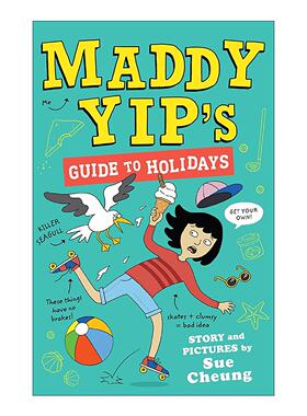 英文原版 Maddy Yip's Guide to Holidays 马蒂叶的假期指南 儿童幽默插画小说 英文版 进口英语原版书籍