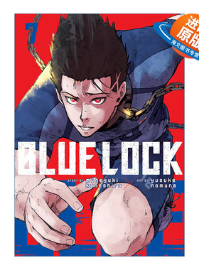 英文原版 Blue Lock 7 蓝色监狱系列7 同名日本动漫 足球体育漫画 Muneyuki Kaneshiro 野村优介 英文版 进口英语原版书籍