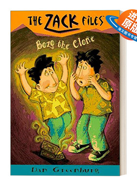 英文原版 The Zack Files 10 Bozo the Clone 札克档案系列10 儿童冒险章节桥梁书 Dan Greenburg 英文版 进口英语原版书籍
