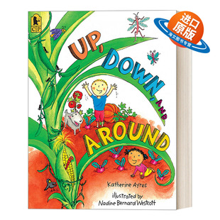 5岁儿童自然科学科普认知启蒙绘本 上下和周围 英文原版 Katherine 进口英语原版 and 英文版 Down 书籍 Around Ayres
