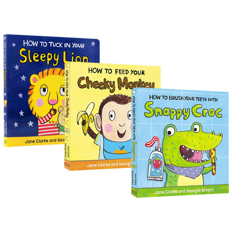 how to 幼儿生活自理系列3册套装 儿童生活习惯养成 how to tuck in