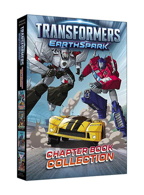 英文原版 Transformers EarthSpark Chapter Book Collection 变形金刚 地球火种 4册章节书盒装 英文版 进口英语原版书籍