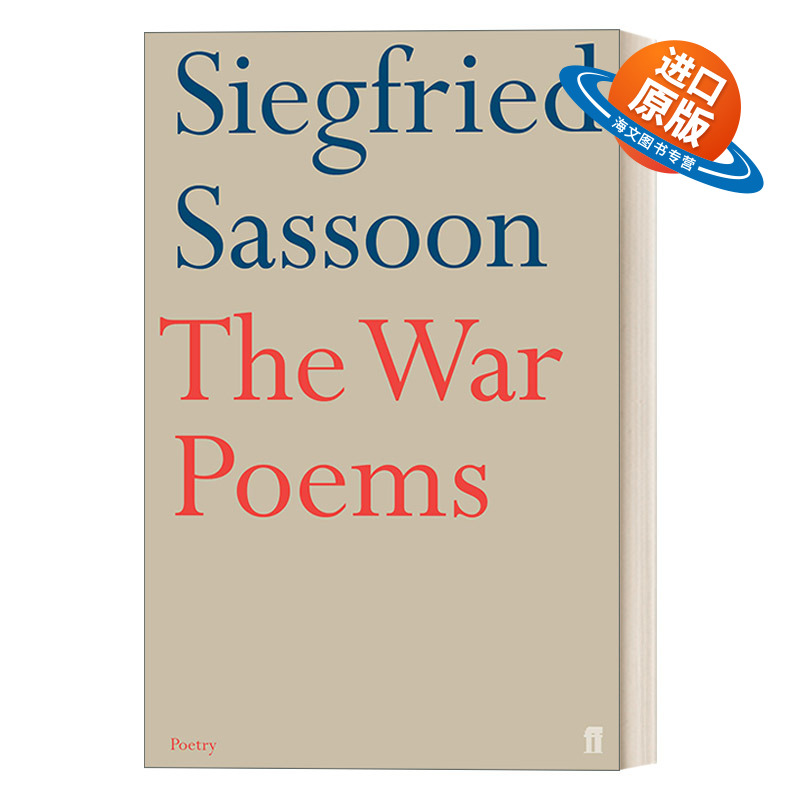 英文原版 The War Poems 西格夫里·薩松 戰(zhàn)爭詩歌集 英文版 進(jìn)口英語原版書籍