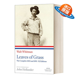 the 进口英语原版 1855 英文版 Complete 草叶集 1891 Leaves Grass 书籍 and 英文原版 Editions 1855和1891 完整 92版