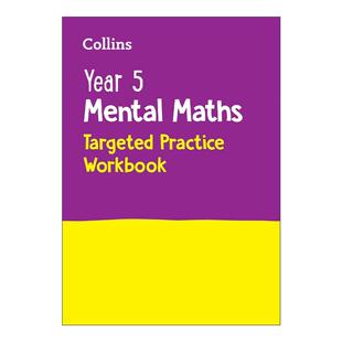 书籍 进口英语原版 Workbook Collins Year 柯林斯小学五年级数学练习册 Maths Mental 英文版 英文原版 Targeted KS2 Practice