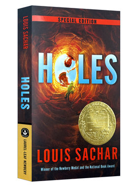 英文原版 Holes 洞 纽伯瑞奖 别有洞天原著小说 Louis Sachar 英文版 Holes Series 01 进口英语原版书籍