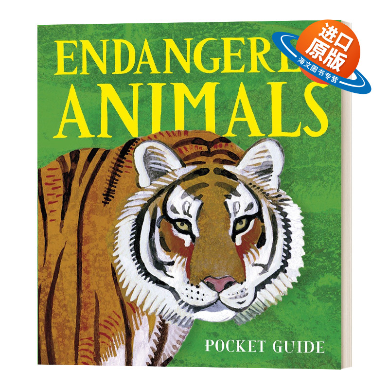 英文原版 精装 Endangered Animals Panorama Pops 濒危动物 小开本全景精装立体书 英文版 进口英语原版书籍儿童外文书