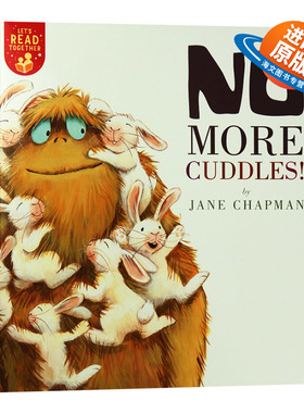 【让我们一起阅读】不要更多拥抱了！No More Cuddles! 3-6岁儿童英语分级阅读启蒙早教插图故事书 英文原版绘本