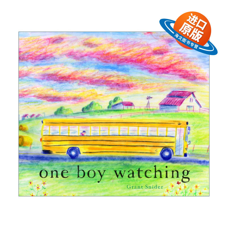 英文原版 One Boy Watching 男孩他在看 美国漫画家Grant Snider 英文版 进口英语原版书籍