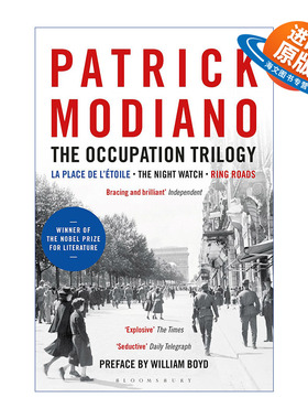 英文原版 The Occupation Trilogy 帕特里克·莫迪亚诺 占领三部曲 星形广场 环城大道 夜巡 英文版 进口英语原版书籍