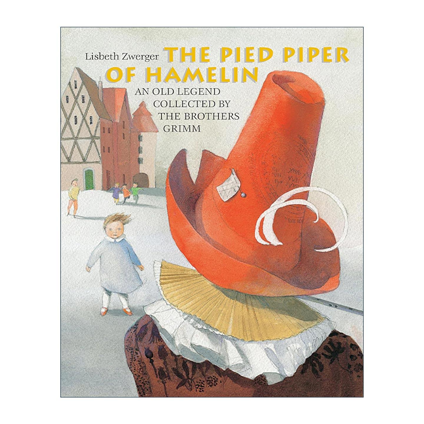 英文原版 Pied Piper of Hamelin Minedition Minibooks 哈梅林的吹笛人 7-9岁儿童精装童话故事绘本 安徒生大奖得主绘本大师