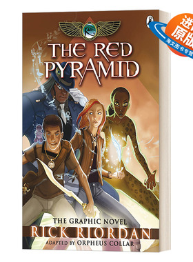 英文原版 The Kane Chronicles The Red Pyramid The Graphic Novel 波西·杰克逊埃及守护神系列漫画1 英文版 进口英语原版书籍