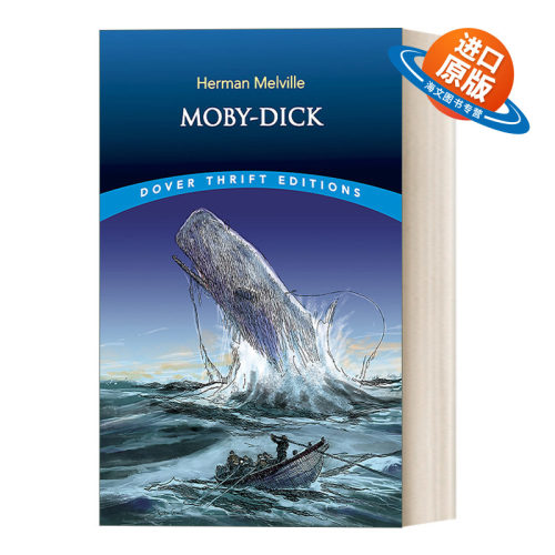 英文原版 Moby-Dick 白鲸 Dover Thrift Editions 英文版 进口英语原版书籍
