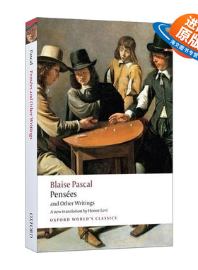 英文原版 Pensees and Other Writings 布莱士·帕斯卡 思想录和其他作品 牛津世界经典系列 英文版 进口英语原版书籍