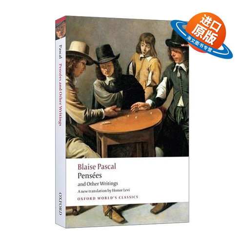 英文原版 Pensees and Other Writings 布莱士·帕斯卡 思想录和其他作品 牛津世界经典系列 英文版 进口英语原版书籍