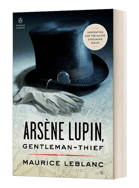 英文原版 Arsene Lupin  Gentleman Thief 绅士大盗 黑经典 英文版 进口英语原版书籍