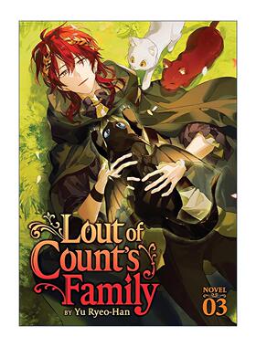 英文原版 Lout of Count's Family Novel Vol.3 成为伯爵家的混混3 同名韩国奇幻冒险漫画轻小说 英文版 进口英语原版书籍