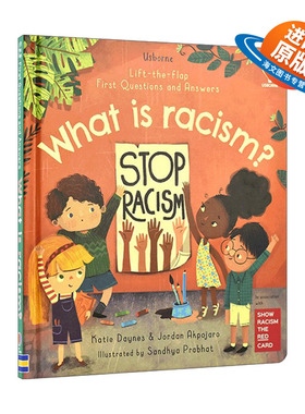 英文原版 Usborne Lift-the-Flap First Questions and Answers What Is Racism? 儿童你问我答科普翻翻书 什么是种族主义 进口书