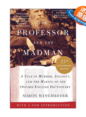英文原版 The Professor and the Madman 教授与疯子 牛津英语词典诞生记 25周年版 西蒙温彻斯特 英文版 进口英语原版书籍