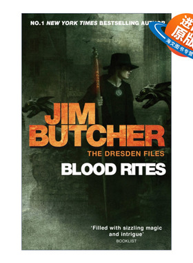 英文原版小说 Blood Rites 巫师神探6 鲜血祭仪 英文版 进口英语原版书籍