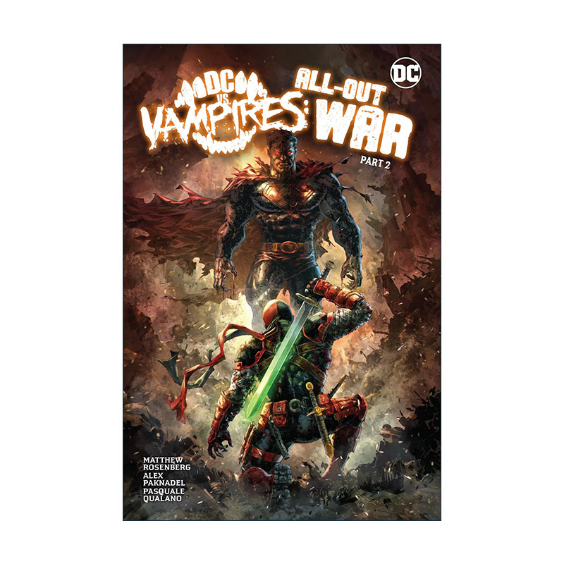 英文原版 DC vs. Vampires All-Out War 2 DC大战吸血鬼 全面战争 卷二 漫画 精装 Matthew Rosenberg 英文版 进口英语原版书籍