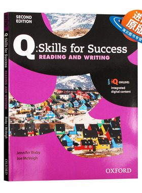 牛津学术英语成功系列读写教材初级 英文原版 Oxford Q Skills for Success Reading and Writing Intro Level 英文版进口原版书籍