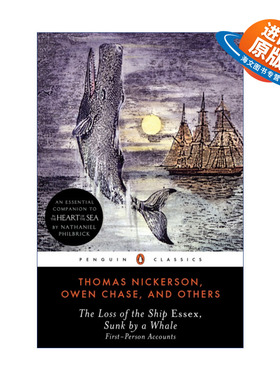 英文原版 The Loss of the Ship Essex Sunk By a Whale 海洋深处 被鲸鱼撞沉的埃塞克斯号 企鹅黑经典 英文版 进口英语原版书籍