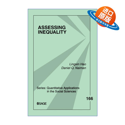 英文原版 Assessing Inequality 评估不平等 郝令昕 SAGE社会科学定量研究应用丛书 英文版 进口英语原版书籍
