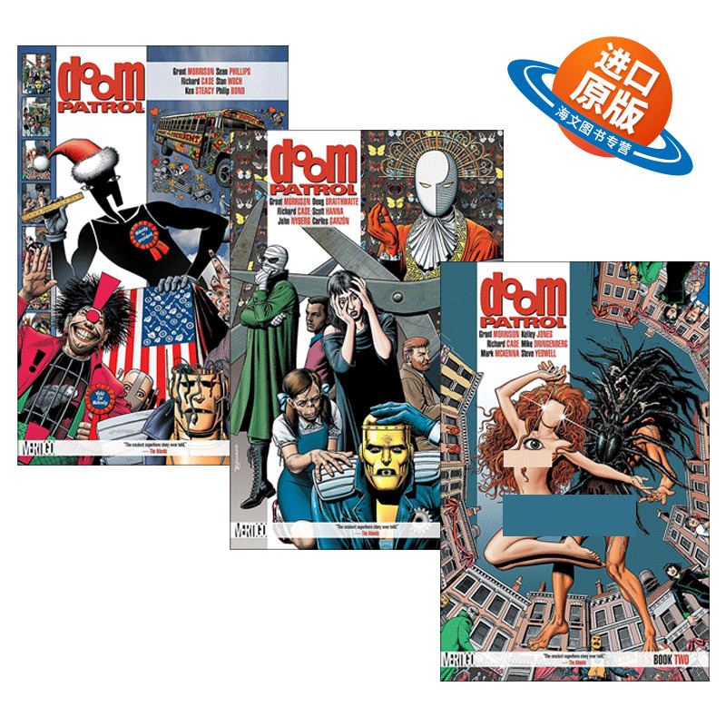 英文原版末日巡逻队1-3册