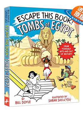 英文原版 Escape This Book! Tombs of Egypt 埃及古墓 英文版 进口英语原版书籍儿童外文书