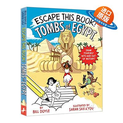 英文原版 Escape This Book! Tombs of Egypt 埃及古墓 英文版 进口英语原版书籍儿童外文书