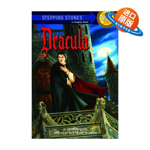 英文原版 Dracula A Stepping Stone Book 德古拉 章节桥梁书 英文版 进口英语原版书籍